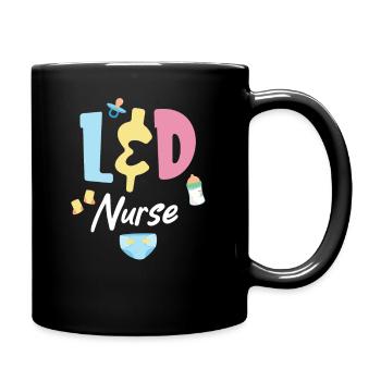 L&d Nurse Nurse - Full Colour Mug - black - Right
