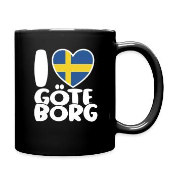 J’aime Göteborg - Mug uni - noir - Droite