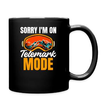Telemark Fashion Ski Heel Free - Free Heel Touring Skis - Full Colour Mug - black - Right