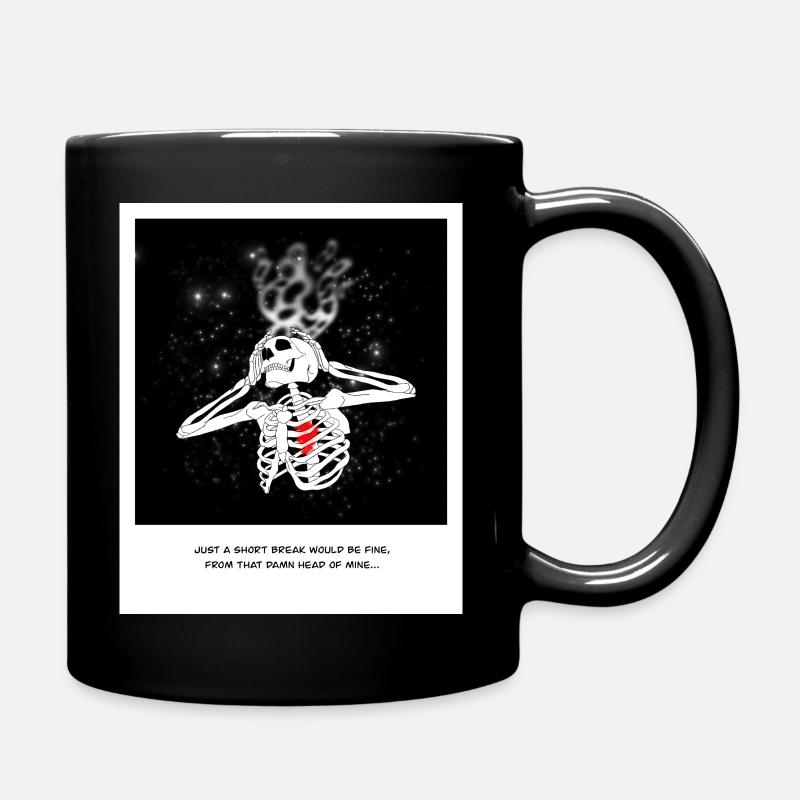 Just a break - Full Colour Mug - black