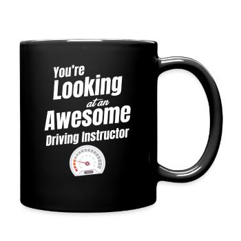 Du Suchst Nach Einem Tollen Fahrlehrer-mechaniker - Tasse einfarbig - Schwarz - Rechts