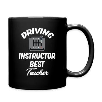 Driving Instructor Best Instructor Service Mechanic - Full Colour Mug - black - Right