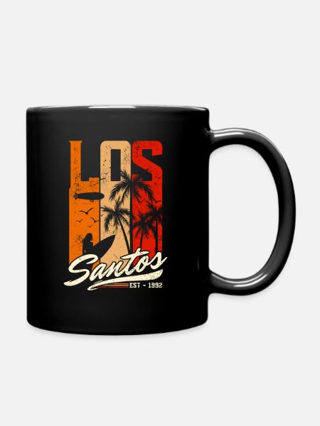 Los Santos Est 1992 - Sunset - Mug uni - noir
