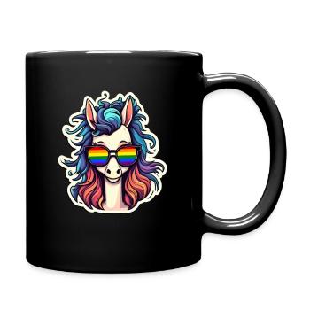 Mois de la fierté LGBTQ - Mug uni - noir - Droite