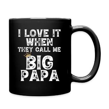 i love it when you call me big papa shirt Hip Hop - Full Colour Mug - black - Right