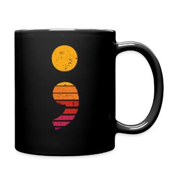Debugging Programmer Funny Code Vintage Debug - Full Colour Mug - black - Right