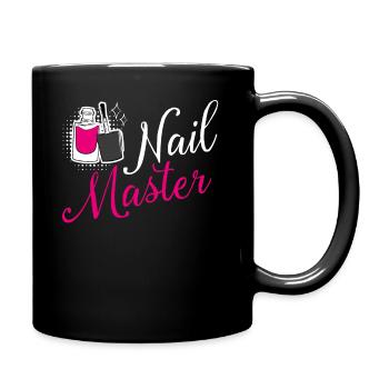 Maître des ongles Manucure Tech Artiste Polonais Drôle - Mug uni - noir - Droite