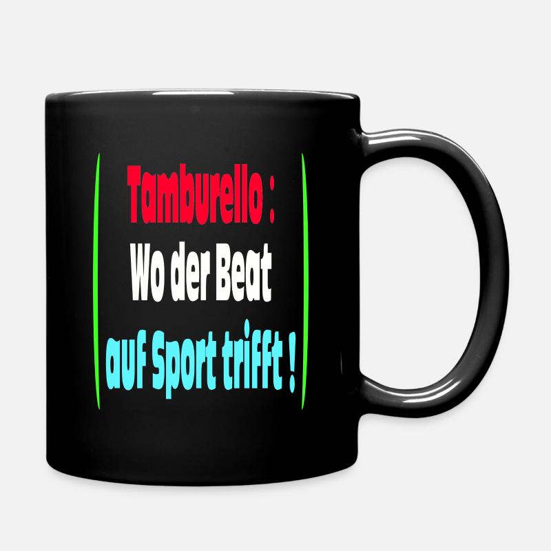 Tamburello : là où le rythme rencontre le sport - Mug uni - noir