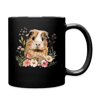 Guinea Pig Funny Gift - Full Colour Mug - black - Right