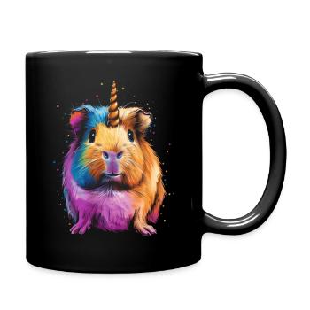 Cochon d’Inde Licorne Guinicorne - Mug uni - noir - Droite