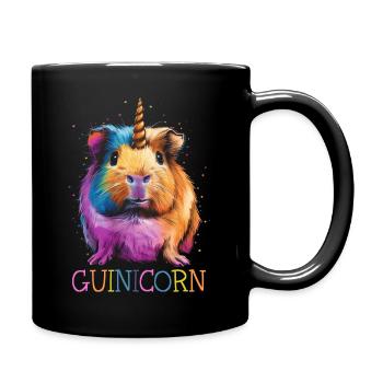 Cochon d’Inde Licorne Guinicorne - Mug uni - noir - Droite