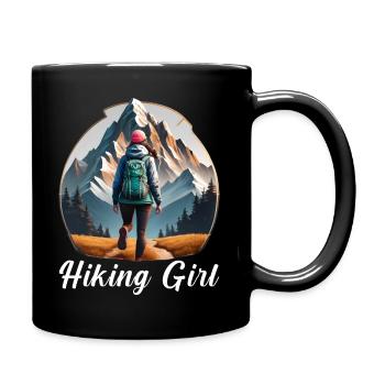 Fille errante - Mug uni - noir - Droite