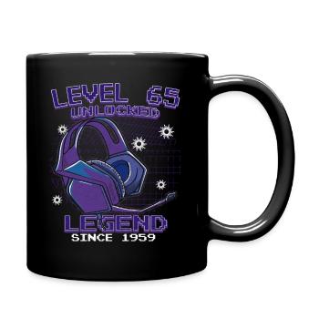 Level 65 Birthday Player 65 Years - Full Colour Mug - black - Right