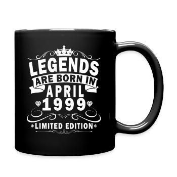 April 1999 April Birthday 1999 April Original - Full Colour Mug - black - Right