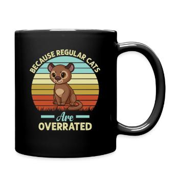 Fossa Predator Chat de Madagascar - Mug uni - noir - Droite