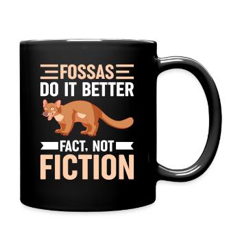 Fabuleux fossa prédateur Madagascar - Mug uni - noir - Droite