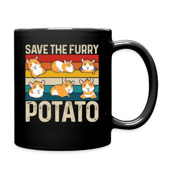 Guinea pig - Full Colour Mug - black - Right