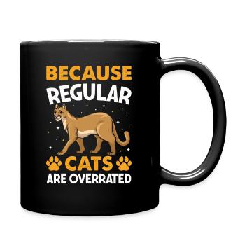 Fossa Predator Chat de Madagascar - Mug uni - noir - Droite