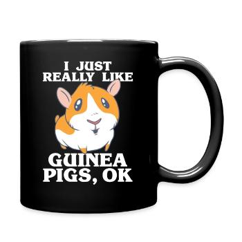 Guinea pig - Full Colour Mug - black - Right