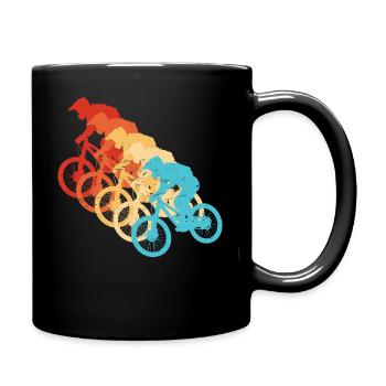 Cyclisme Homme VTT Vététistes - Mug uni - noir - Droite