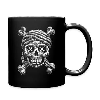 Tattoo of Darkness: Skull T-Shirt - Full Colour Mug - black - Right