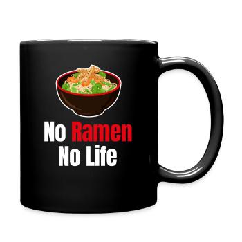 No Ramen No Life Hot Bowl Asiatique Japonais - Mug uni - noir - Droite