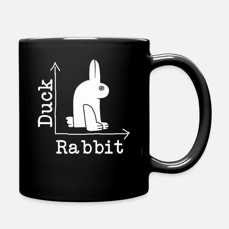 Wittgenstein lapin canard illusion - Mug uni - noir