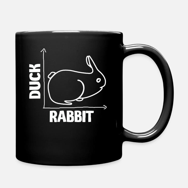 Wittgenstein lapin canard illusion - Mug uni - noir