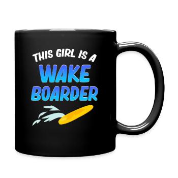 Dieses Mädchen Ist Eine Wakeboarderin, Die - Tasse einfarbig - Schwarz - Rechts