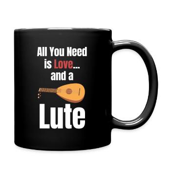 All you need is love and a - Full Colour Mug - black - Right