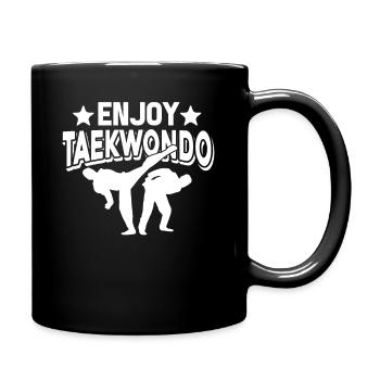 Taekwondo Enjoy Taekwondo - Full Colour Mug - black - Right