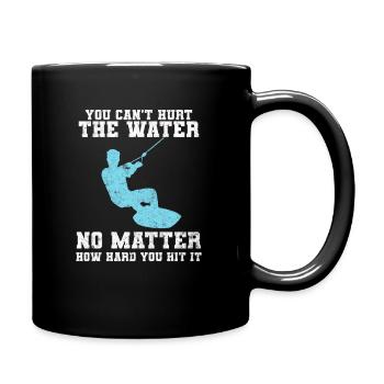 Lustiges Wakeboarden Wakeboarder - Tasse einfarbig - Schwarz - Rechts