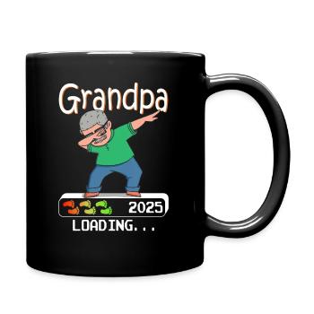 Futur grand-père 2025 chargement futur grand-père - Mug uni - noir - Droite