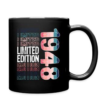 Edition limitée depuis 1948 Anniversaire Millésime 1948 - Mug uni - noir - Droite