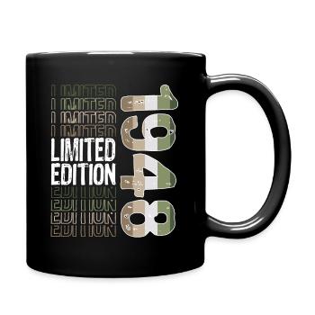 Edition limitée depuis 1948 Anniversaire Millésime 1948 - Mug uni - noir - Droite