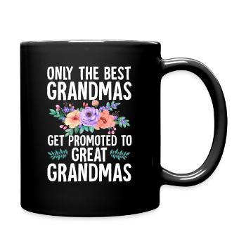 Best Great Grandma Art For Grandma Women Great - Full Colour Mug - black - Right