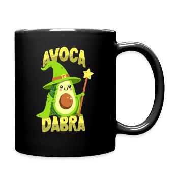 Avocat magicien : Avocadabra - Mug uni - noir - Droite