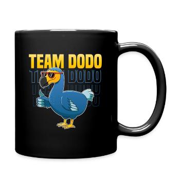 Bird Lover Flying Bird Dodo - Full Colour Mug - black - Right