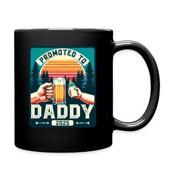 Futur papa chargement Future Papa 2025 - Mug uni - noir - Droite