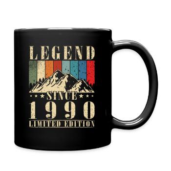 Legend 1990 - Year 1990 - Year 1990 - Full Colour Mug - black - Right