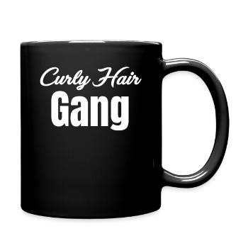 Curly Hair Gang Melanized Wavy Afro - Full Colour Mug - black - Right