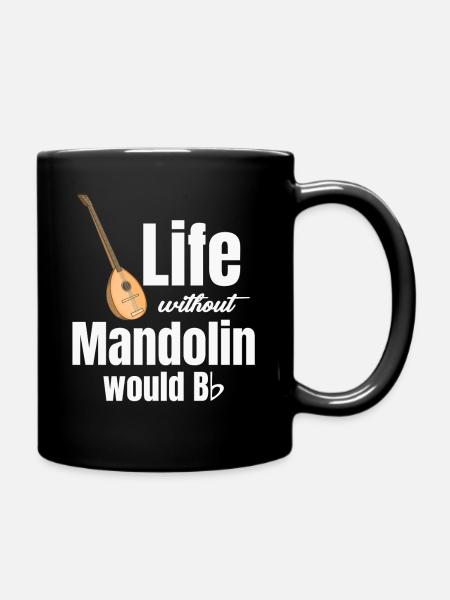 Ein Leben Ohne Mandoline Würde Bb Mandola - Tasse einfarbig - Schwarz