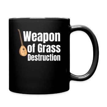 Waffe Der Zerstörung Lustige - Tasse einfarbig - Schwarz - Rechts