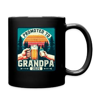 Futur grand-père 2025 chargement futur grand-père - Mug uni - noir - Droite