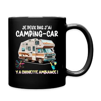 Camping Car Y'a Chouette Retraite Humour - Mug uni - noir - Droite