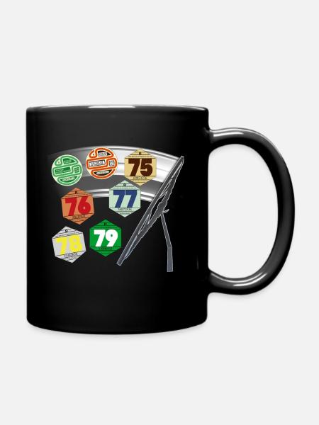 Vignette Auto Années 70 1970 Souvenir - Mug uni - noir