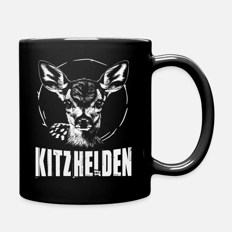 Kitzhelden - Tasse einfarbig - Schwarz