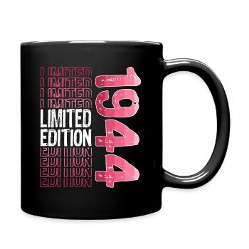 Edition limitée depuis 1944 Anniversaire Millésime 1944 - Mug uni - noir - Droite