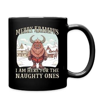 Krampus Masque Costume Krampus Vilain Père Noël - Mug uni - noir - Droite