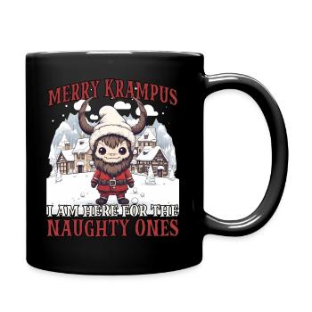 Krampus T | Krampus costume | Bad Santa Claus - Full Colour Mug - black - Right